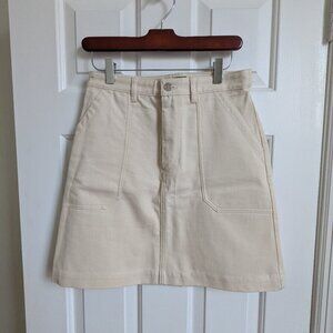 A.P.C. Off-white Lea Skirt sz 36/Small